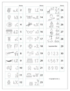 Zeszyt A4/16 k do kaligrafii Nauka pisania GATIS