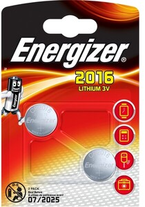 Bateria ENERGIZER litowa CR 2016 2 szt. 3V