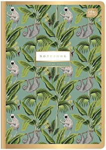 Zeszyt A5 96k kratka Metallic Gold Interdruk