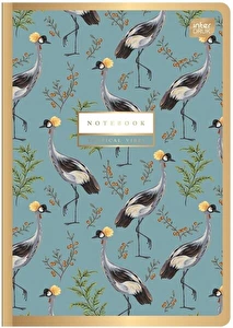 Zeszyt A5 96k kratka Metallic Gold Interdruk