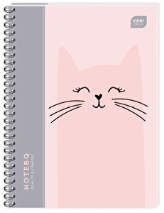 Kołozeszyt A5 100 kratka INTERDRUK okładka PP