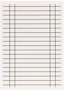 Liniuszek dwustronny kratka/linia A5 2 sztuki