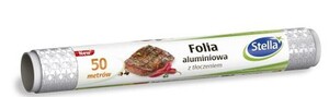 Folia aluminiowa STELLA z tłoczeniem 50m rolka bardzo mocna