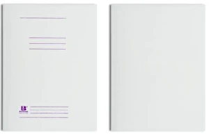 Skoroszyt z listwą A4 250g biały Barbara