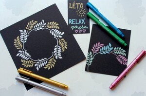 Markery metaliczne zestaw 5 kolorów Staedtler