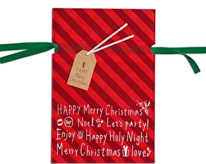 Torebka prezentowa 20 x 30 cm Merry Christmas