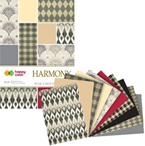 Blok z motywami efekt Harmony A4/10k Happy Color