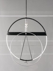 Obręcz metalowa 25 cm Biała