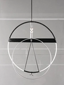 Obręcz metalowa 25 cm Biała