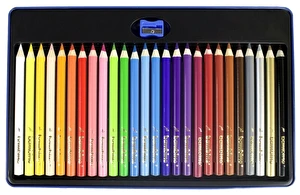 Kredki Bambino Jumbo ołówkowe 26kol w metalowym opakowaniu