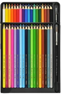 Kredki Koh-I-Noor Mondeluz 36 kol + 2 pędzle + temperówka