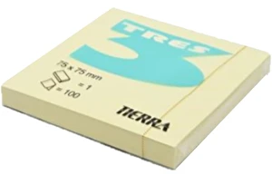 Karteczki samoprzylepne 75x75 100 sztuk żółte