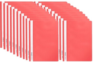 Skoroszyt PP miękki A4 czerwony Biurfol 20 sztuk