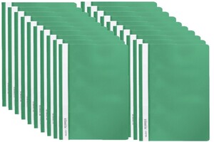 Skoroszyt PP miękki A4 zielony Biurfol 20 sztuk