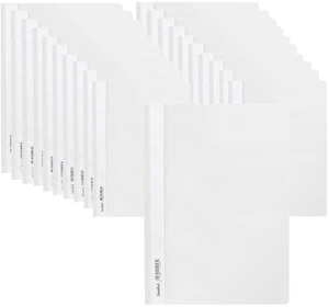 Skoroszyt PP miękki A4 biały Biurfol 20 sztuk