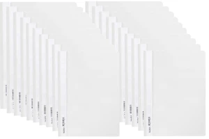 Skoroszyt PP miękki A4 biały Biurfol 20 sztuk