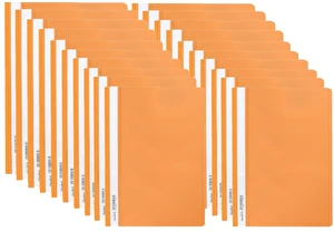 Skoroszyt PP miękki A4 pomarańczowy Biurfol 20 sztuk