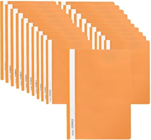 Skoroszyt PP miękki A4 pomarańczowy Biurfol 20 sztuk