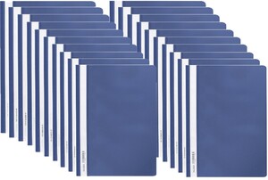 Skoroszyt PP miękki A4 granatowy Biurfol 20 sztuk