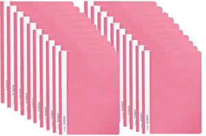 Skoroszyt PP miękki A4 różowy Biurfol 20 sztuk