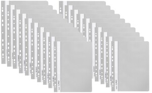 Skoroszyt miękki zawieszany PP szary BIURFOL 20 szt