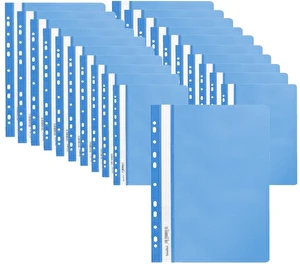 Skoroszyt miękki zawieszany PP niebieski BIURFOL 20 szt