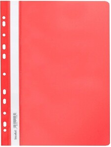Skoroszyt miękki zawieszany PP czerwony BIURFOL 20 szt