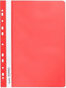Skoroszyt miękki zawieszany PP czerwony BIURFOL 20 szt