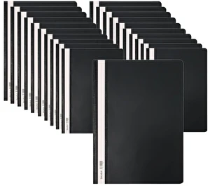 Skoroszyt twardy A4 czarny BIURFOL 20 sztuk