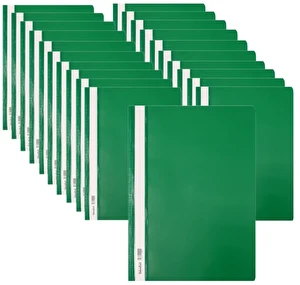 Skoroszyt twardy A4 zielony BIURFOL 20 sztuk