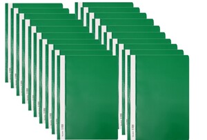 Skoroszyt twardy A4 zielony BIURFOL 20 sztuk