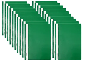 Skoroszyt twardy A4 zielony BIURFOL 20 sztuk