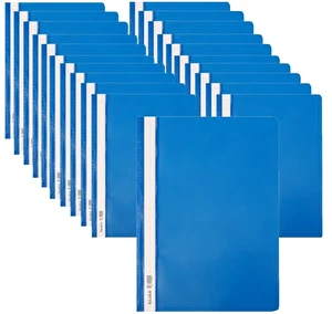 Skoroszyt twardy A4 niebieski BIURFOL 20 sztuk