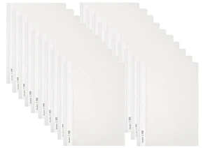 Skoroszyt twardy A4 biały BIURFOL 20 sztuk