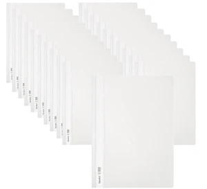 Skoroszyt twardy A4 biały BIURFOL 20 sztuk