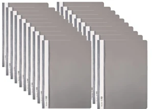 Skoroszyt twardy A4 szary BIURFOL 20 sztuk