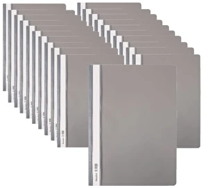 Skoroszyt twardy A4 szary BIURFOL 20 sztuk