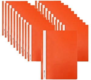Skoroszyt twardy A4 pomarańczowy BIURFOL 20 sztuk