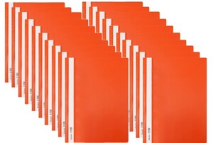 Skoroszyt twardy A4 pomarańczowy BIURFOL 20 sztuk