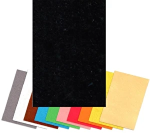 Filc dekoracyjny 1 szt A4 czarny