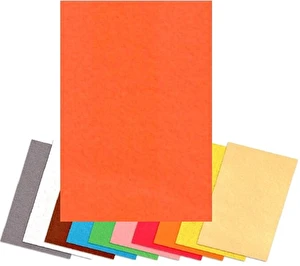 Filc dekoracyjny 1 szt A4 pomarańczowy