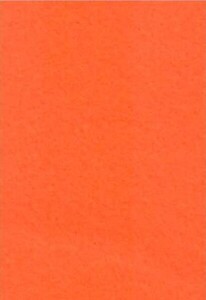 Filc dekoracyjny 1 szt A4 pomarańczowy