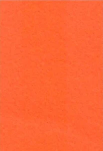 Filc dekoracyjny 1 szt A4 pomarańczowy