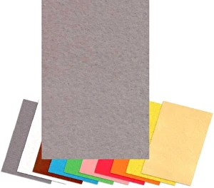 Filc dekoracyjny 1 szt A4 szary