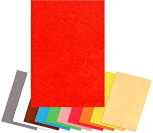 Filc dekoracyjny 1 szt A4 czerwony