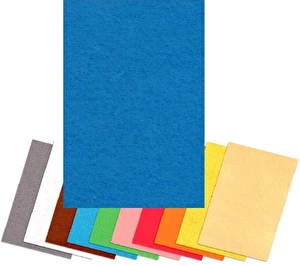 Filc dekoracyjny 1 szt A4 niebieski