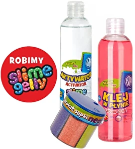 Zestaw kreatywny Slime Astra różowy