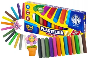 Plastelina 12 kol ASTRA + 1 GRATIS