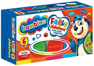 Farby plakatowe Bambino 6kol 20ml