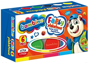 Farby plakatowe Bambino 6kol 20ml